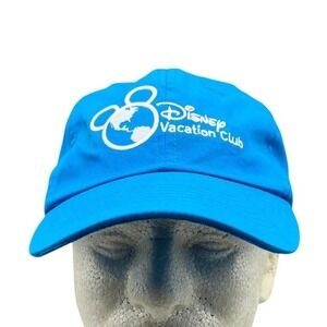 Disney Vacation Club Member Embroidered Blue Hat Cap Adult‎ Disneyland World